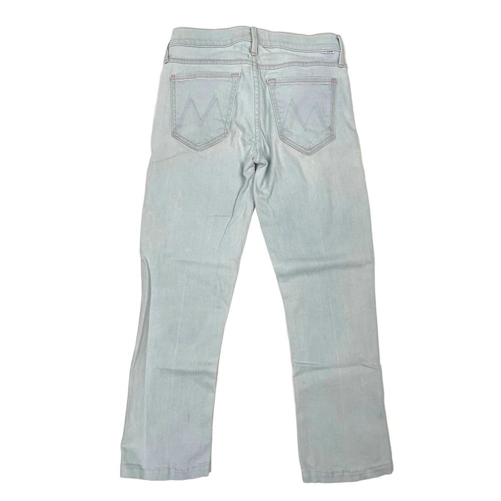 Mother Denim Light Wash Crop Straight Leg Jeans Size 26 *low rise, fit like a 25